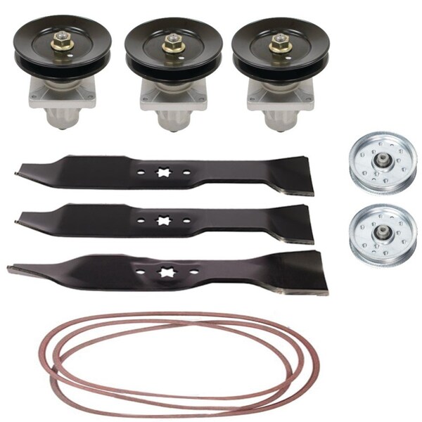Aic Replacement Parts Complete Deck Rebuild Kit Fits Cub Cadet i1046 LT1045 Before 2007 Lawn Mowers KT-LAU65-0005 - main